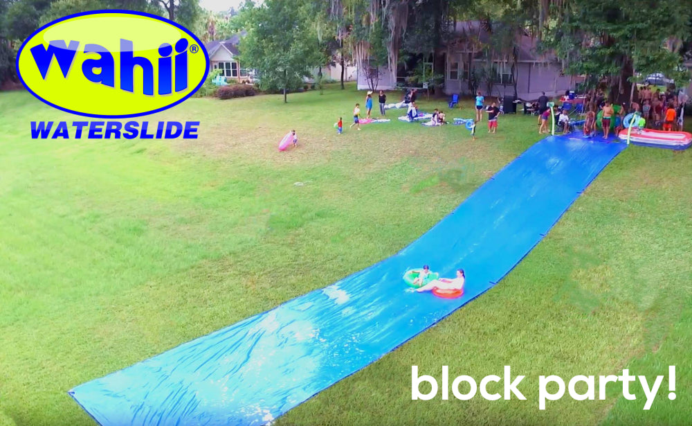 Wahii Water Slide ™ 50 FEET LONG -with Magic Bond Fastener Points