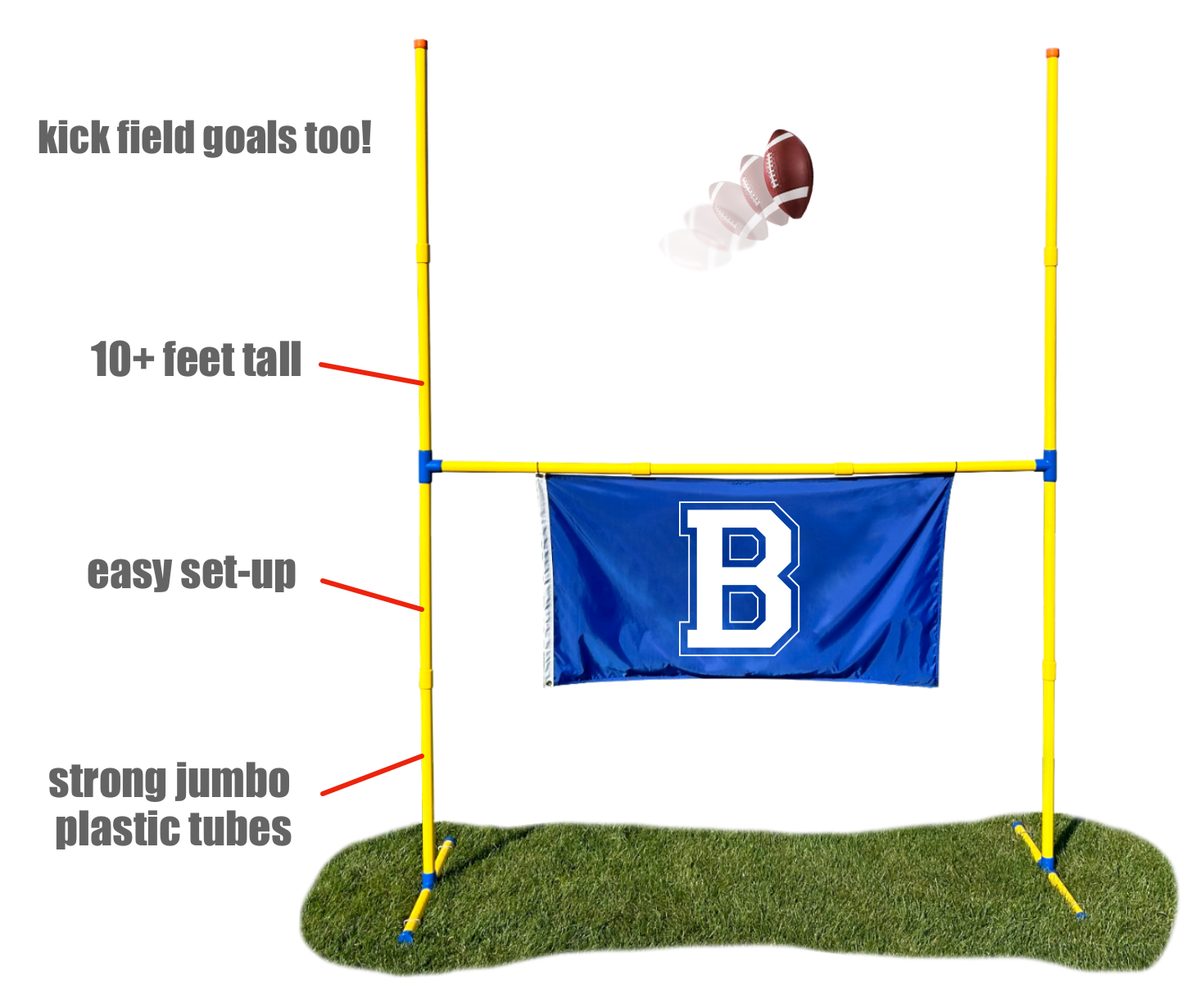 Plastic Football Posts Jumbo Football Goal Post - 10 FEET TALL - The ULTIMATE Tailgate Party ...