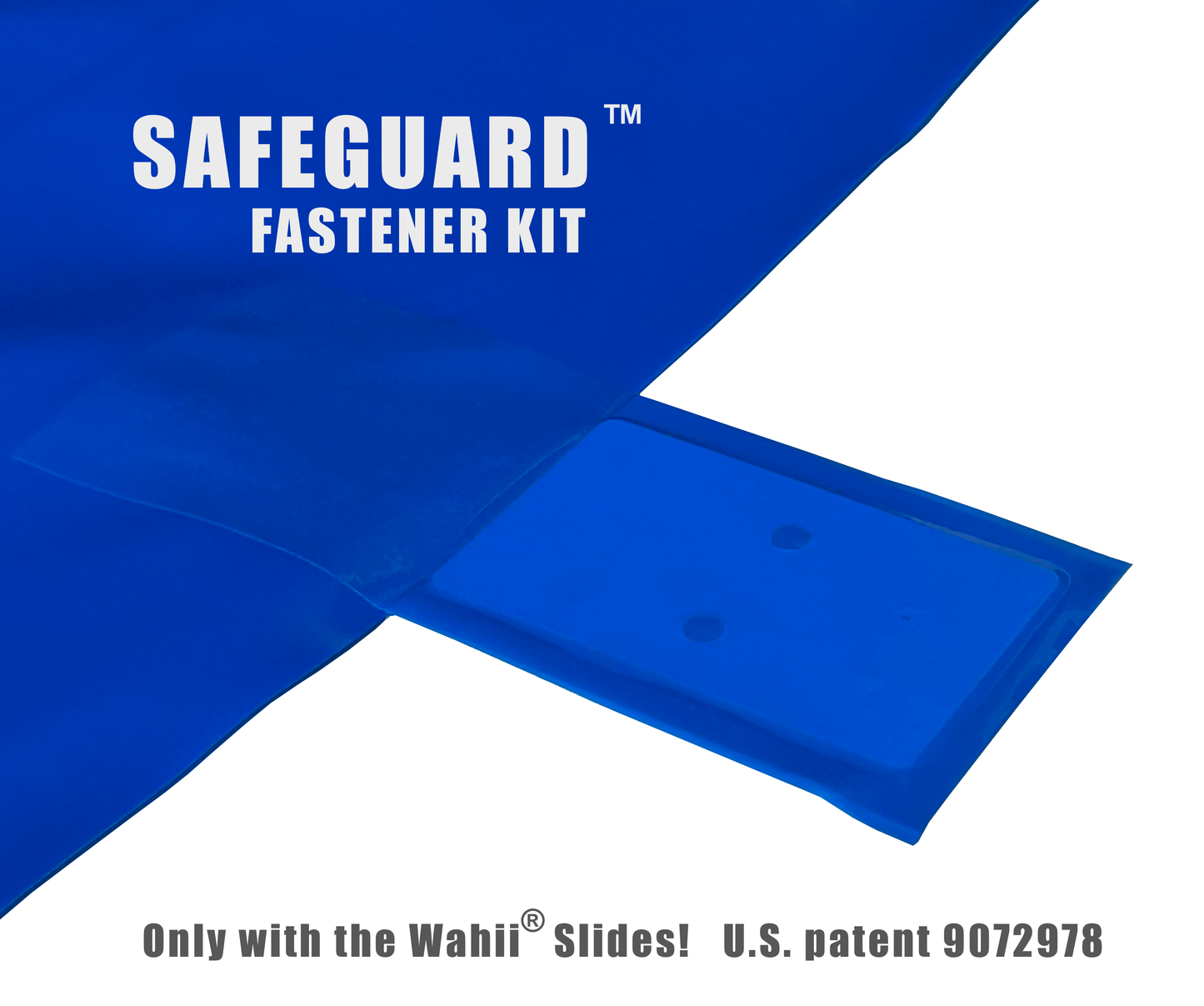 Wahii Water Slide ™  50 FEET LONG -with Magic Bond Fastener Points